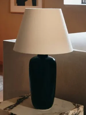 Cenová Bomba Audo Torso stolní lampa, černá/bílá, 57 cm