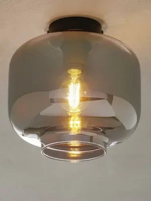 Originální Skleněné stropní svítidlo Vaso
