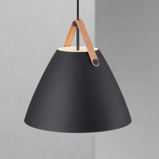 Pouze Dnes LED závěsné světlo Strap 36, černé