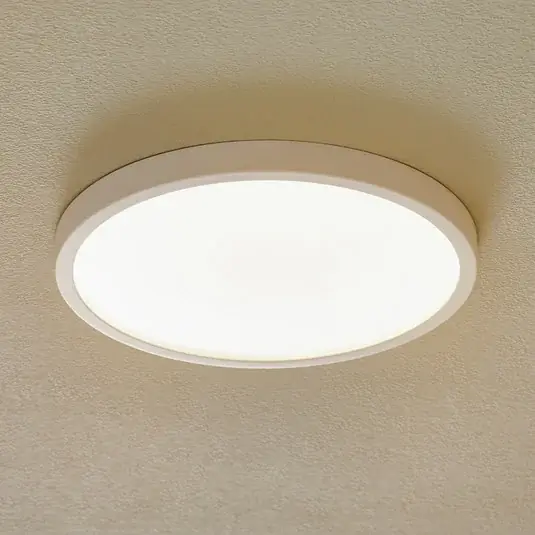 LED stropní svítidlo Vika, kulaté, bílá, Ø 30cm Aktuální