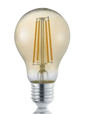 Akce LED filament žárovka E27 8W zlatá stmívač 2 700 K