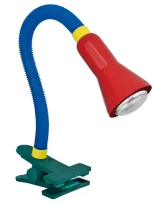 Oblíbený Pestrá stolní lampa Couleur se skřipcem