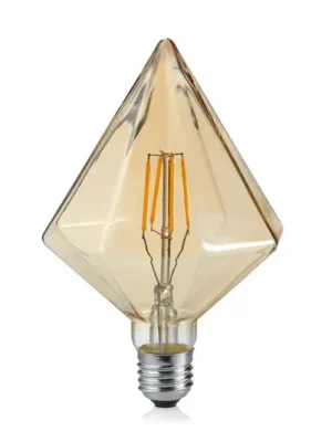 Aktuální LED žárovka E27 4W 2.700K Diamant jantar