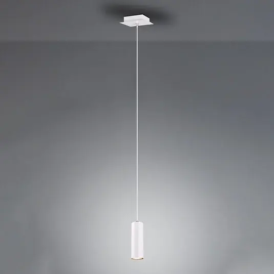 Závěsné svítidlo Marley bílé 1-light Autentický