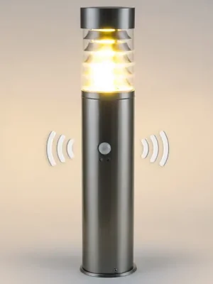 Dokud Zásoby Vydrží Senzorová nástěnná lampa Saturn, nerezová ocel, výška 50 cm