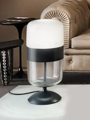 Stolní lampa Futura ze skla Murano, 48 cm vysoká Levný