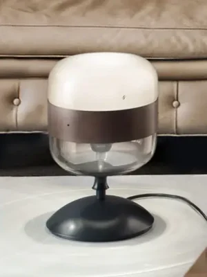Autentický Designová stolní lampa Futura sklo Murano, 29 cm