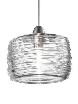 Bezpečná Platba LED závěsné světlo Damasco čiré Ø 12 cm