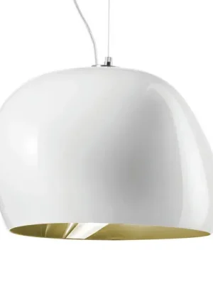 Závěsné světlo Surface Ø 40 cm, E27 bílá/zelená Výhodná Nabídka