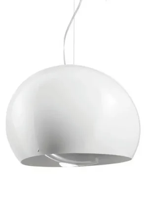 Závěsné světlo Surface Ø 27 cm E27 bílá/ocel šedá Časově Omezené