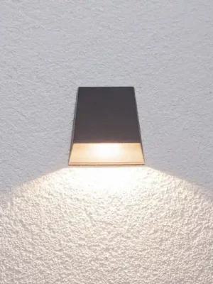 Výhodná Nabídka Venkovní nástěnné svítidlo Lucande LED Hanno, antracit, kov, IP54