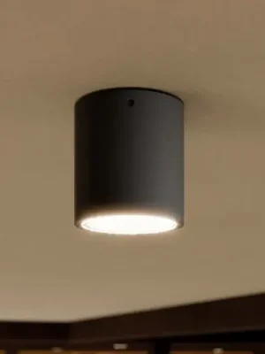 Top Prodej Stropní svítidlo Lucande LED Meret, kulaté, antracitová barva, kov