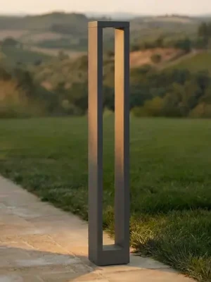 Autentický Lucande Jupp LED osvětlení cesty, 90 cm, antracitová, kov, IP54