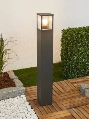 Vysoce Kvalitní Osvětlení cesty Lucande Klemens, 90 cm, antracit, kov, E27