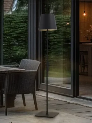 Akční Cena Terasové svítidlo Lucande Andrei, šedé, výška 150 cm, IP54, E27