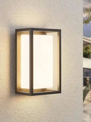 Objednat Nyní Lucande LED venkovní nástěnné svítidlo Ilirian, antracit, hliník, 15 cm
