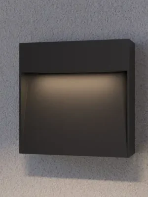 Venkovní nástěnné svítidlo Lucande Noreia, 13 cm, antracit, IP65, G9 Nízká Cena