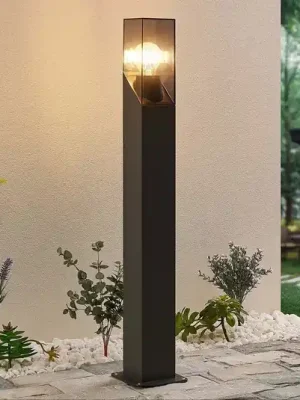 Světlo na cestu Lucande Fiola, 80 cm, antracit, IP54 Sleva