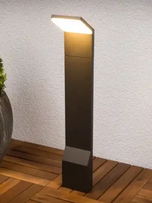 Světlo Lucande LED na cestu Nevio, 60 cm, antracit, kov Cenový Hit