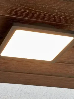 Venkovní stropní svítidlo Lucande LED Mabella, 23 cm, antracitová barva Pouze Dnes