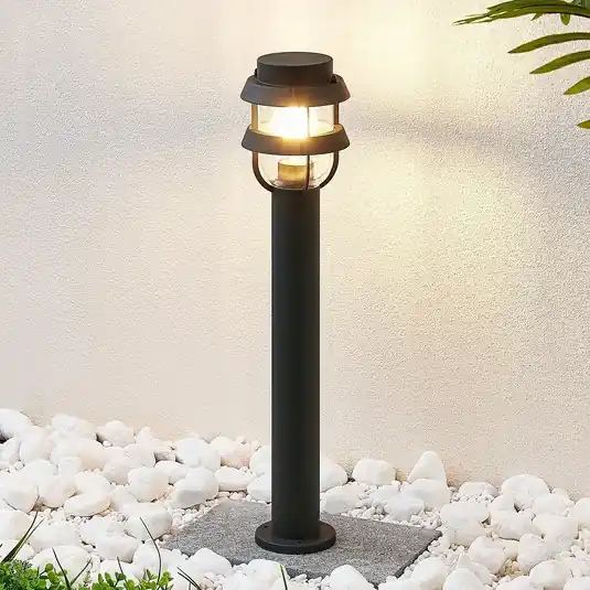 Nejlepší Volba Sloupkové svítidlo Lindby Alvaro, antracit, 60 cm, IP44, E27