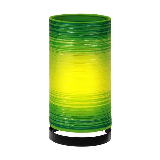 Stolní lampa Julie ovinutá vlákny, zelená Přímo Od Výrobce