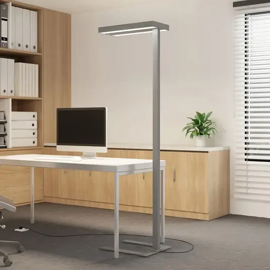 Výprodej Stojací lampa Arcchio LED Logan Ultra, 4 000K, senzor, stmívatelná