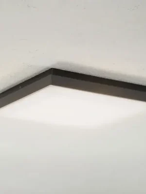 Venkovní stropní svítidlo Lucande LED Amra, 30 cm, hranaté, antracitová barva Akční Nabídka