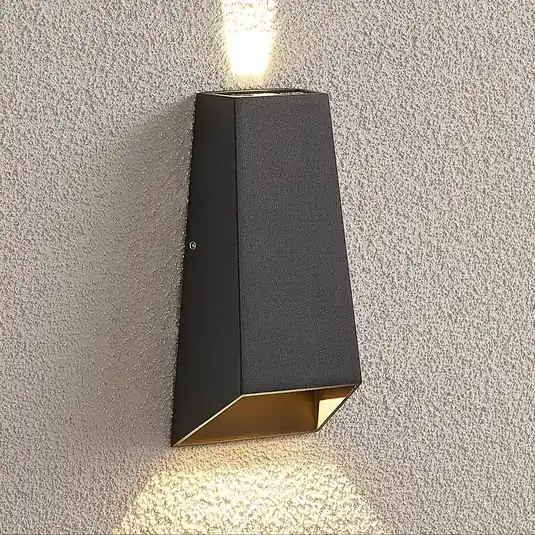 Horká Nabídka LED venkovní nástěnné světlo Dagur, tmavě šedé