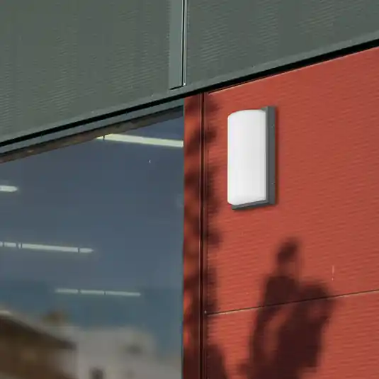 Autentický Venkovní nástěnné svítidlo LED 039, nerezová ocel, grafitová barva