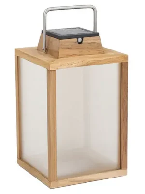 Cenově Výhodný Tradition teaková LED solární lucerna Výška 40 cm