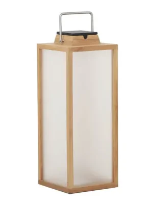 Tradition LED solární lucerna z teakového dřeva Výška 65 cm Must-Have