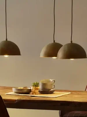 Bezpečná Platba Závěsné svítidlo Circle 3248.3L, 3 světla, starožitná mosaz