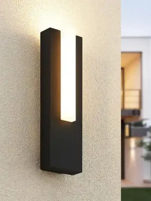 Venkovní nástěnné svítidlo Lucande LED Virgalia, 31 cm, antracit, IP65 Levný