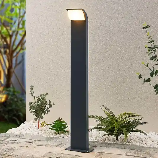 Finální Výprodej Světlo Lucande LED na cestu Tinna, 80 cm, antracit, IP65
