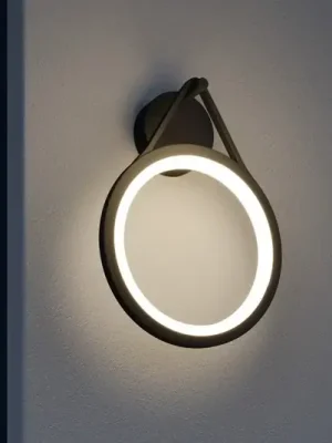 Jen Po Omezenou Doba Venkovní nástěnné svítidlo Lucande LED Mirco, 30 cm, černé, IP65
