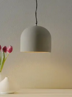 Expresní Doručení Závěsné světlo Broni z betonu, Ø 20 cm