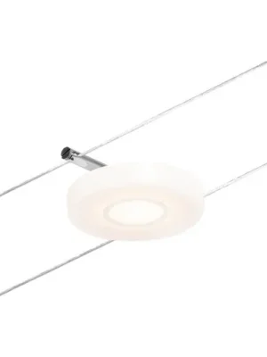 Víkendová Akce Paulmann Wire DiscLED LED spot lankový systém bílá
