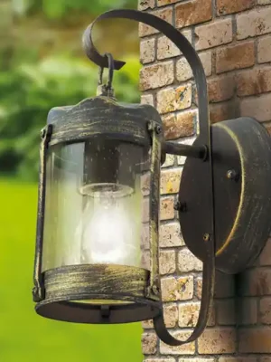 Venkovní rustikální lampa Lenard Originální