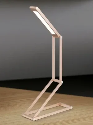 Nabíjecí stolní lampa Falto LED, zlatá barva, hliník, nastavitelná Originální