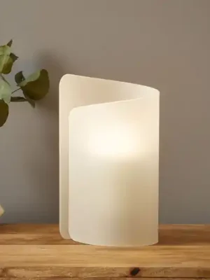 Stolní lampa Papiro, satinovaná Nejlepší Cena