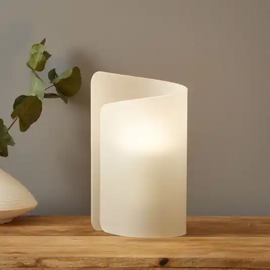 Stolní lampa Papiro, satinovaná Nejlepší Cena