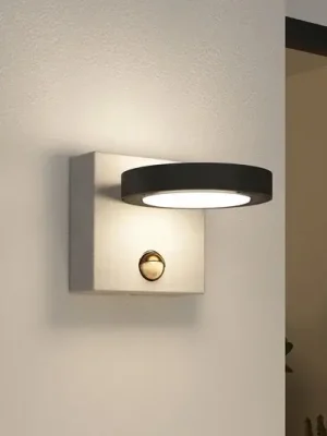 Top Prodej Venkovní nástěnné svítidlo Lucande LED Belna, beton, senzor, IP54
