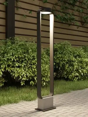 Pouze Dnes Světlo Lucande LED na cestu Belna, 100 cm, antracit, beton, IP65
