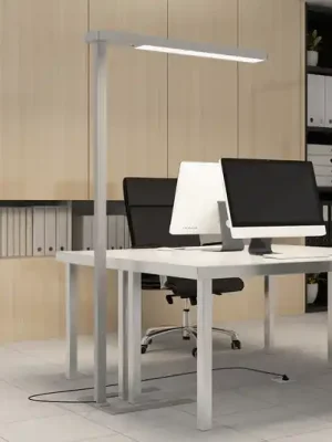 Arcchio LED kancelářská stojací lampa Susi, stříbrná, senzor, dotykový stmívač Nejprodávanější