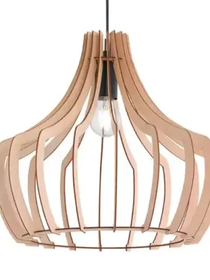 Dřevěné závěsné světlo Wood, 38,5 cm Expresní Doručení