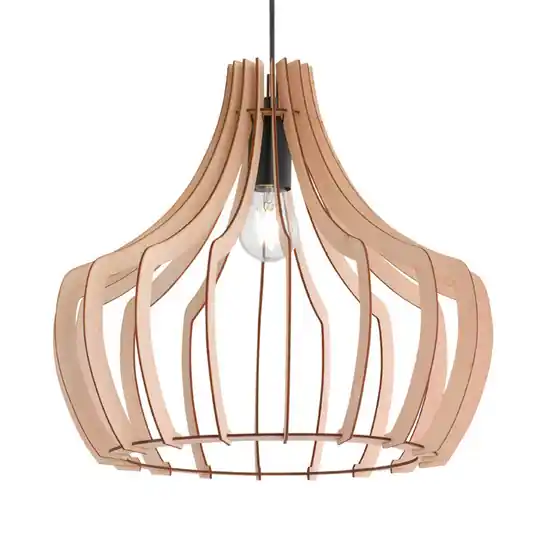 Dřevěné závěsné světlo Wood, 38,5 cm Expresní Doručení