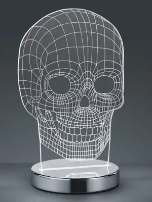 Barva světla přepínací - stolní lampa LED Skull Vysoce Kvalitní