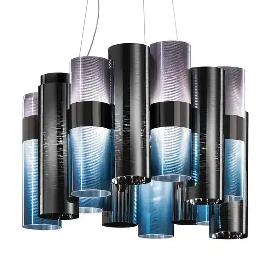 Slamp La Lollo Medium závěsné světlo modré/kouř Sleva