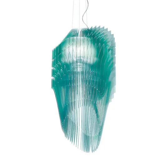 Cenová Bomba Slamp Avia Edition M Turquoise závěsné světlo